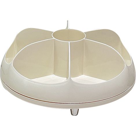 Boîte de rangement cosmétique rotative, organisateur de bureau élégant pour produits de soin, étagère multifonctionnelle (1/4)