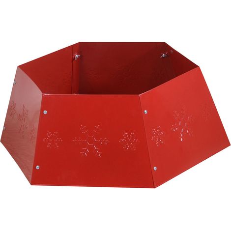 Cubre eje metálico plegable hexagonal rojo cmø68h25 (1/2)