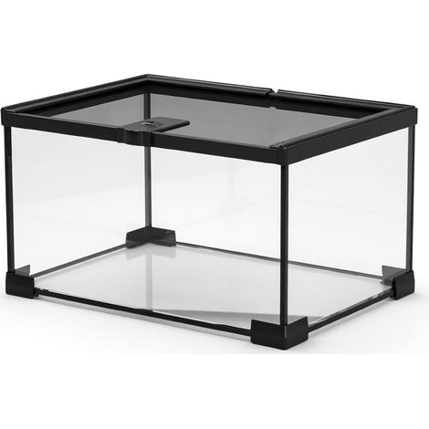 Terrarium en verre pour reptiles 30 x 20 x 15 cm (1/5)