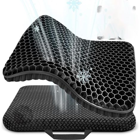 Kissen für Chaiselongues, Kissen für Gel-Respirant, Druck auf die Orthopädie mit Anti-Dérapant-Housse für Auto/Büro/Haus (1/5)