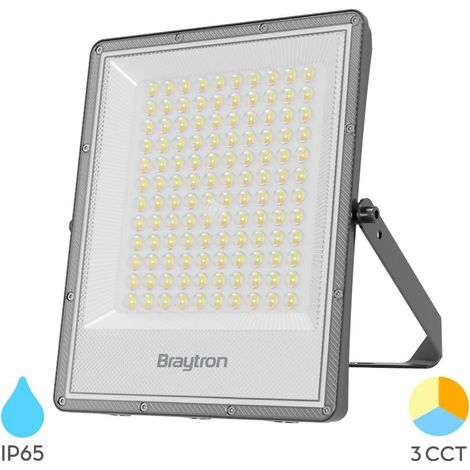 Projecteur LED 100W 3en1 11000lm IP65 IK06 – Gris (1/5)