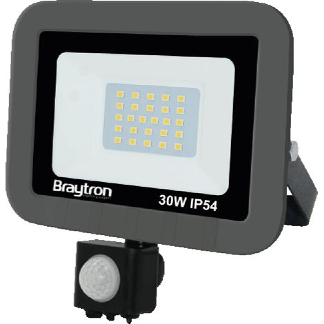 Projecteur LED 30W IP54 6500K avec détecteur (1/3)