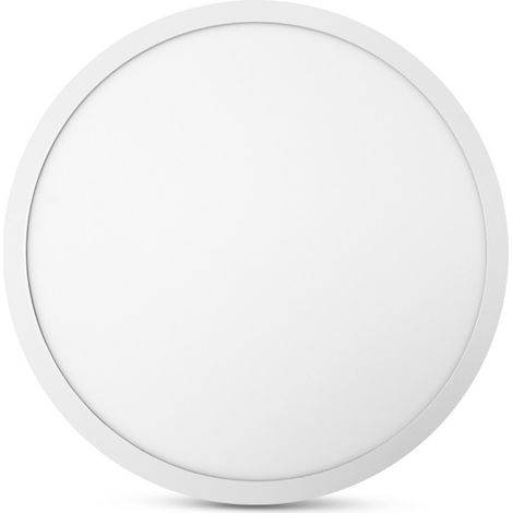 Plafonnier LED Rond - 36W - CCT 3000-6000K - Ø500mm - Blanc - IP40 (1/2)
