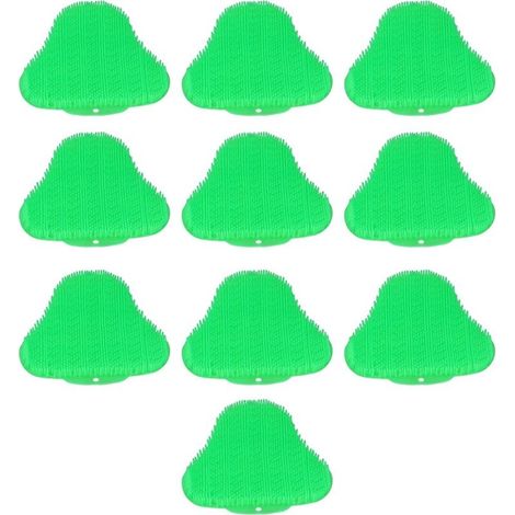 Lot de 10 filtres d'urinoir,tapis d'urinoir résistant aux éclaboussures avec parfum,écran d'urinoir anti blocage pour salle de bain,restaurant,hôtel,toilettes,désodorisant (1/5)