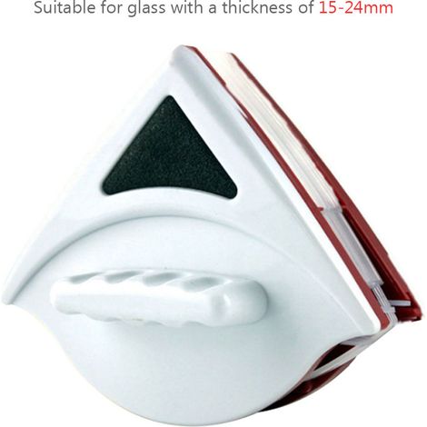 Laveur de vitres magnétique double face pour fenêtres double vitrage épaisseur 15-24mm (1/5)