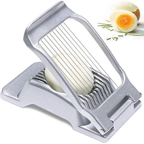 Coupe-œufs en acier inoxydable, chaudière à œufs professionnelle, coupe-œufs, trancheuse à œufs, coupe-œufs en tôle, ouvre-œufs en coquille, chaudière à œufs, coupe-œufs en coquille (1/5)