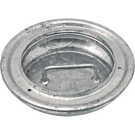 Conector de sistema PERROT de 4" con tapa de enchufe, acero galvanizado 0200268