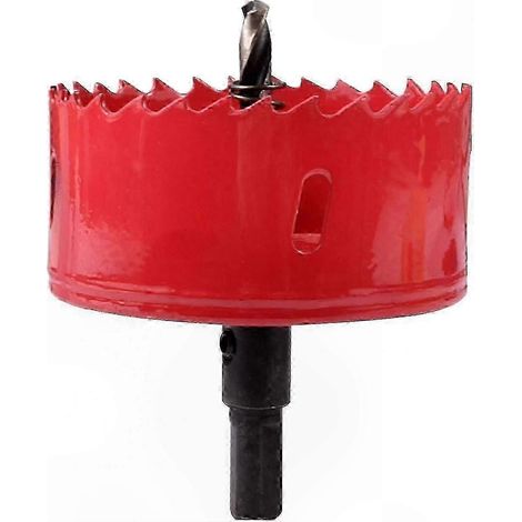 Scie cloche bimétallique 85mm, trépan professionnel pour métal, bois, plaque de plâtre, plastique et panneau de fibres, outil de coupe polyvalent (1/5)