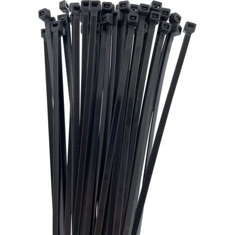 TrendLine Kabelbinder 4,8 x 250 mm Schwarz 50 Stück Polyamid Kabel Binder (1/2)