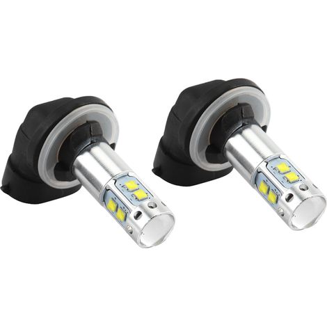 2 Pièces Ampoules LED Voiture 12-24V 50W Haute Puissance Lumineuses Anti-brouillard Feu de Jour pour Hyundai Accent (1/5)