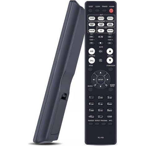 Télécommande RC-1163 compatible avec les modèles Denon DRA-F109DAB, DRA-F109, DCDF109 et DRAF109 (1/5)
