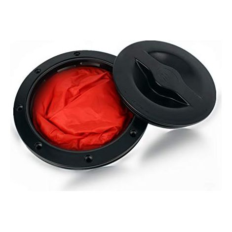 Couverture de Trappe de Kayak, Kit de Plaque de Pont de Couverture de Trappe Noire de Haute qualité avec Sac de Rangement pour Bateau Kayak Marine (1/5)