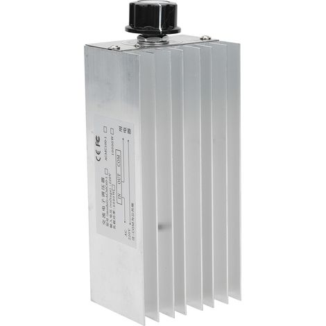 Régulateur de tension SCR ultra haute puissance 10 000 W, variateur de vitesse, thermostat 220 V CA (1/5)