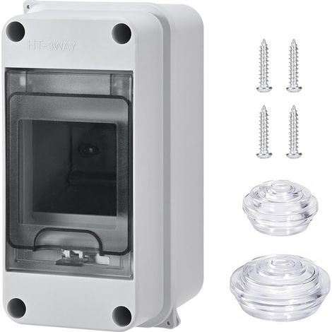 coffret electrique etanche Avec 3 Modules, Cache Tableau Electrique, boitier etanche exterieur, boitier de distribution en saillie Pour le Jardin Ou Les Espaces exterieurs (1/5)