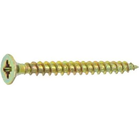 Ultima Vite per Legno Gialla 3x30 mm Scatola 500 pz