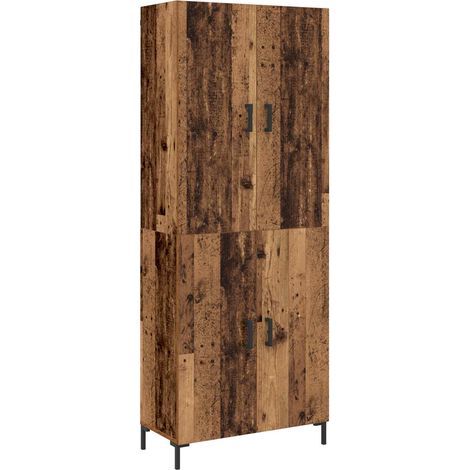 Maison Exclusive - Haut Armoire Bois ancien 69,5 x 34 x 180 cm Bois d'ingénierie (1/5)