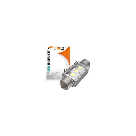AMPOULE C5W C7W 3-LED Super Lumens 350Lms - CANBUS - XENLED - GOLDEN - 12Vdc - 36mm (1/2)