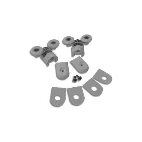 Confezione rotelle e Cuscinetti Superiori Novellini samoa king R03BOALSU1 | Bianco (1/2)