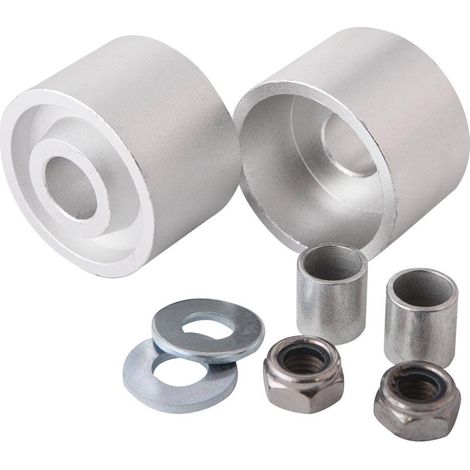 Paire de roues fixes ø55x35mm pour cric rouleur OH 5309 - SA 5411 - CLAS Equipements