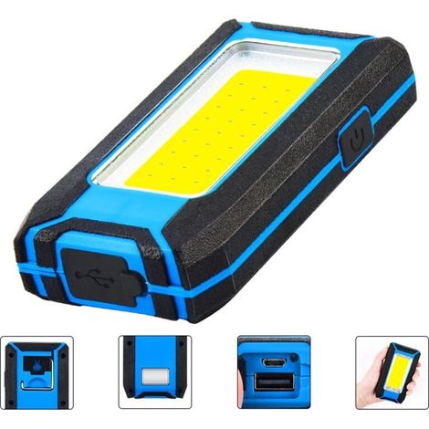 Lampe de poche led professionnelle cob 500 lumens 8w koma tools (SKU produit : 92579566 SKU Offre : 814SDT15)