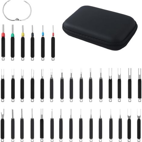 Kit d'Outils de Dépinning de Broches de Borne 36 Pièces Extracteur de Borne (1/5)