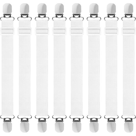 Tendeurs drap housse lot de 8 élastiques ajustables maintien optimal matelas planche canapé