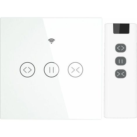 90250V WiFi curtain switch remote control, blanavetelecommande (without battery) blanavetelecommande (without battery) (1/5)