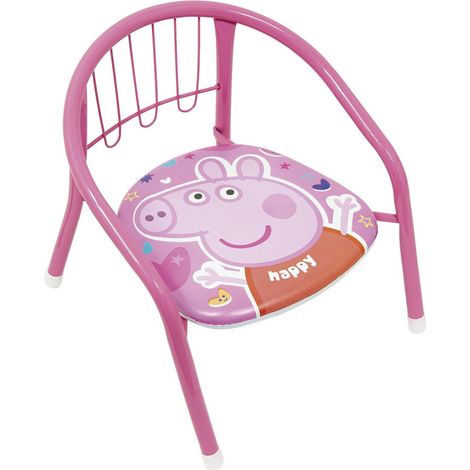 Chaise en métal - Peppa Pig - 35.5 x 30 x 33.5 cm (1/5)