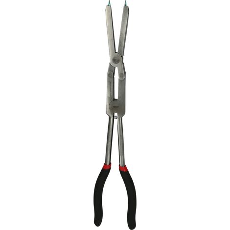 KS Tools 500.7016 Doppelgelenk-Sicherungszange für Innensicherungsringe, 345 mm (1/2)