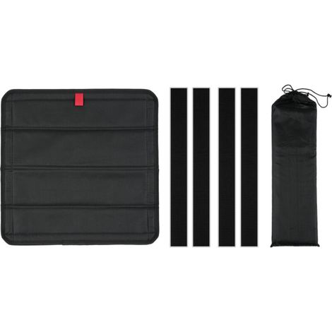 Pare-soleil magnétique pliable pour fenêtre de camping-car, protection contre les rayons UV, pour fenêtre de caravane (40,6 cm x 40,6 cm, noir) (1/5)