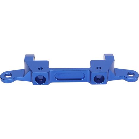 Support de pare-chocs arrière en alliage d'aluminium, accessoire RC pour voiture Axial 1/6 SCX6, bleu (1/5)