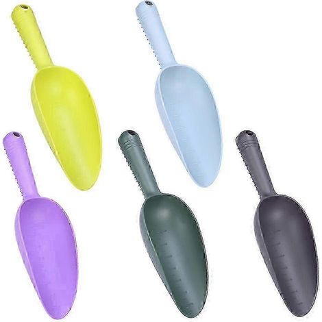 Ensemble de 5 pelles de jardin avec échelle de mesure, 30 x 8,5 cm, kit d'outils pour la terre de la maison adapté à la plantation.-AquaForge (1/5)