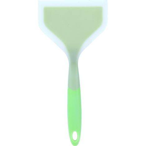 Spalule en silicone antidérapante pour Tamagoyaki, pizza et steak – vert, cuisson antiadhésive (1/5)