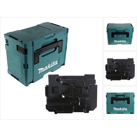 Makita MAKPAC 3 Mallette à outils avec insert pour BJV DJV 141 181 ( 821551-8 + 837789-5 ) (1/5)