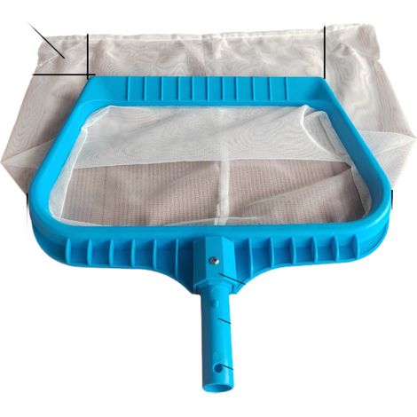 Épuisettes de Piscine, Filet de Surface pour Piscine Cadre en Plastique Renforcé Durable de Piscine sans tiges 42.5X31.5X4.5cm (1/4)
