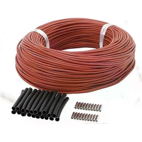Câble chauffant infrarouge en fibre de carbone MINCO HEAT 5100M, bobine 12K 33ohms, fils de 3 mm² pour système de chauffage au sol (1/5)
