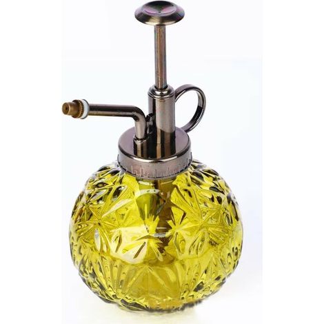 Bocal en verre de 200 ml avec pompe en plastique intégrée au couvercle, pour petites plantes. (1/5)