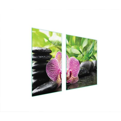 PLACA PROTECTORA DE VIDRIO PARA ESTUFA 90x52 ORQUÍDEA (1/5)