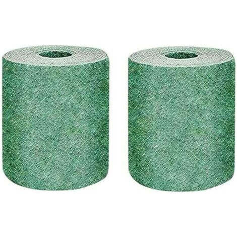 Rouleau de tapis de semences de gazon, tapis de culture d'herbe biodégradable 10FT, tapis de semences de gazon engrais jardin pique-nique jardinage tapis de plantation de pelouse 20 × 300cm--
