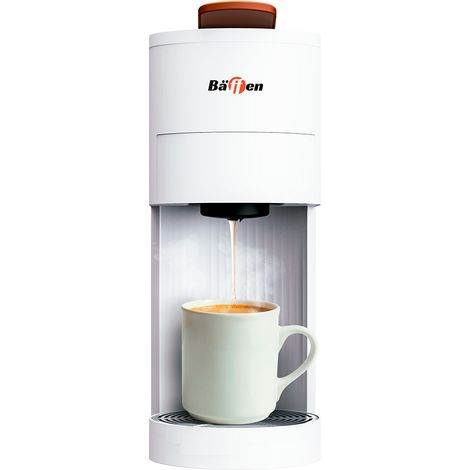 Cafetera multicap 4 en 1, 1400 w, blanca