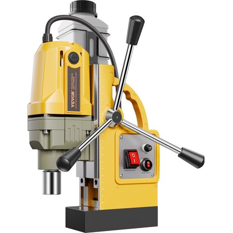 Perceuse magnétique, moteur 1400 W, diamètre de perçage 40,6 mm, force de 1277 kg, perceuse magnétique électrique portable, vitesse à vide 800 tr/min, machine de perçage pour surfaces métalliques, usa (1/5)