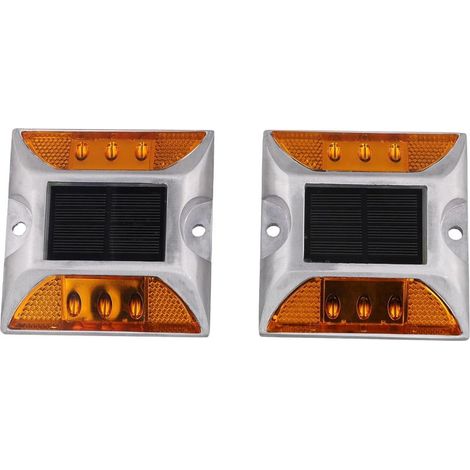 Feux Clignotants Solaires Enfouis en Aluminium Moulé Sous (1/5)