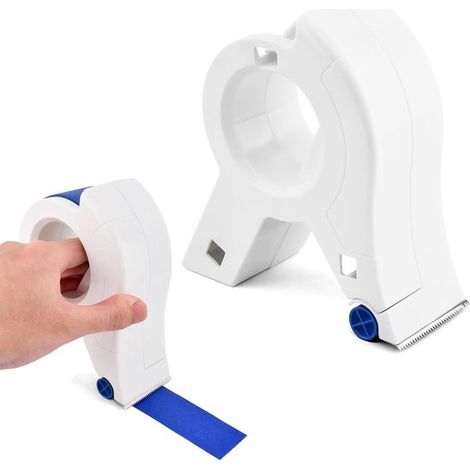 Cortador de cinta manual, para película de cubierta preensamblada, Cortador de cinta afilado, para molduras, pisos, ventanas y marcos de puertas (1/5)