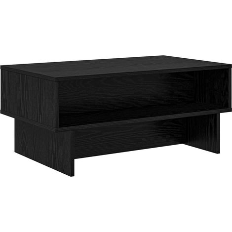 Maison Exclusive - Couchtisch Schwarz Eichen-Optik 80 x 46 x 35 c