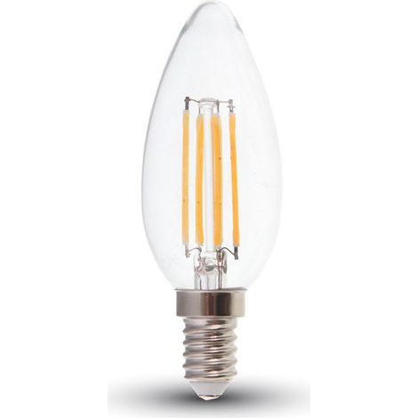 Ampoule LED Filament E14 bougie 4W 4500K° (1/5)
