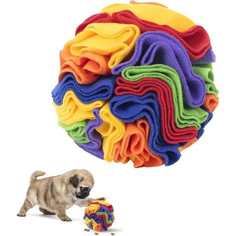 Tapis de fouille pour chiens, balle interactive, jouet puzzle, tapis pour gamelles, tapis de recherche de nourriture, tapis de fouille, stimule les instincts naturels de recherche de nourriture pour l (1/5)
