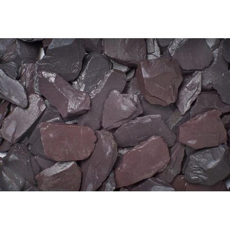 Splitt Ardesia Viola 30 - 60 mm violett 25 kg Kies & Splitt