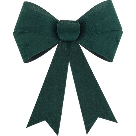 Nœud en tissu vert 35x30x5 cm motif 1