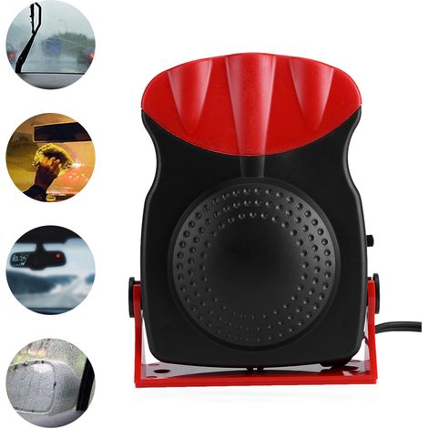 Ventilateur Chauffant 12V 150W pour Voiture Camion - Dégivrage Pare-brise 2 en 1