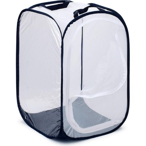 Habitat portable pour insectes et papillons, cage en filet pliable et escamotable pour chenilles et papillons, filet monarque pour insectes (1/5)